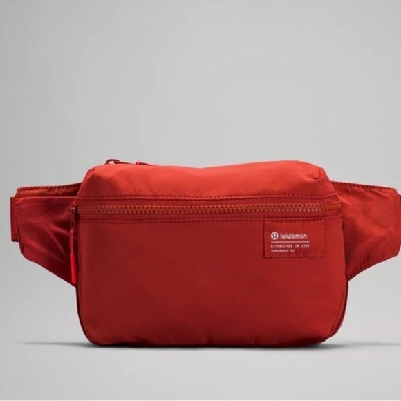 lululemon athletica Handbags - Lululemon Clean Lines Belt Bag Bag Red Rock